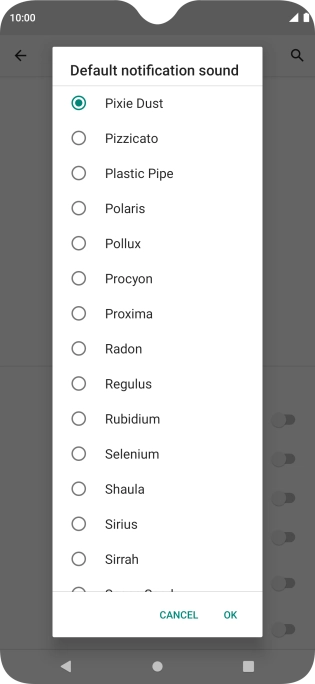 Press the required message tones to hear them. Press the required message tones to hear them.