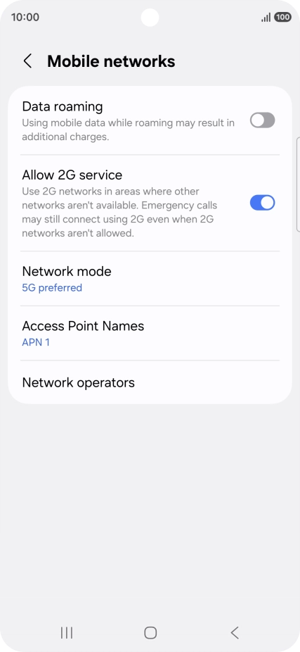Press Access Point Names. Press Access Point Names.