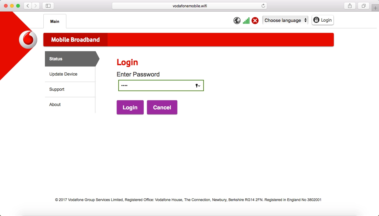 Click Login.