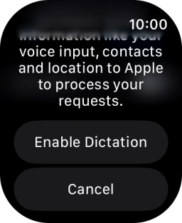 Press Enable Dictation. Press Enable Dictation.