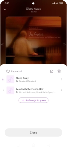 Press the add icon. Press the add icon.