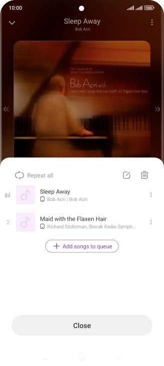 Press the add icon. Press the add icon.