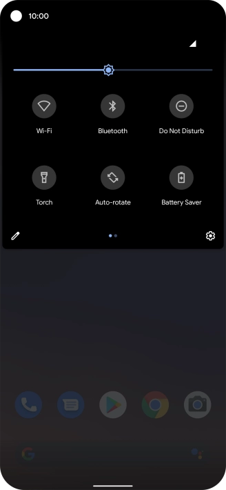 Press the sound mode icon the necessary number of times to turn vibration on or off. Press the sound mode icon the necessary number of times to turn vibration on or off.
