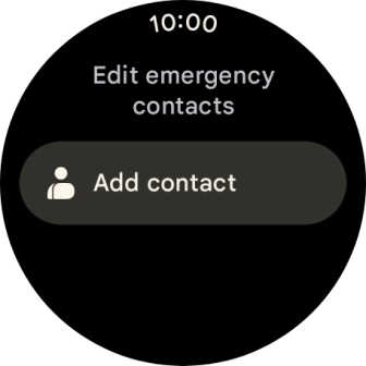 Press Add contact. Press Add contact.