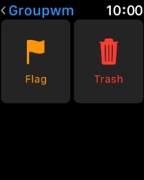 Press Trash.