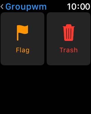 Press Trash.