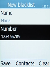 Press the Left selection key. Press the Left selection key.