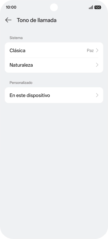 Pulsa la categoría deseada. Pulsa la categoría deseada.