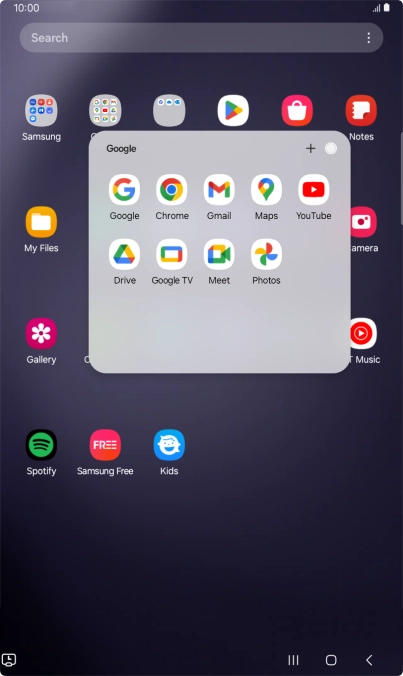Press Gmail. Press Gmail.