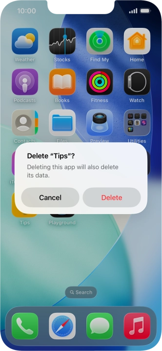 Press Delete. Press Delete.