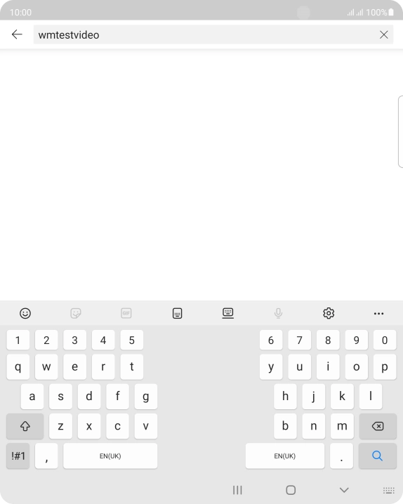 Key in the required search word and press the search icon. Key in the required search word and press the search icon.