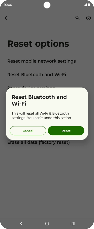 Press Reset.