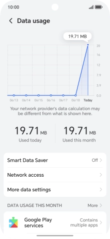 Press Network access.
