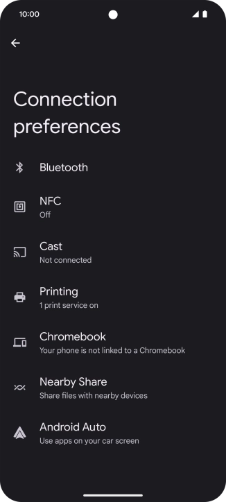 Press NFC. Press NFC.