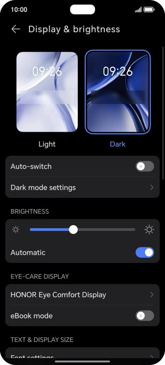 Press the indicator next to Press the indicator next to