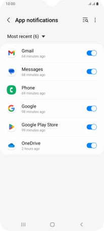 Press the drop down list. Press the drop down list.