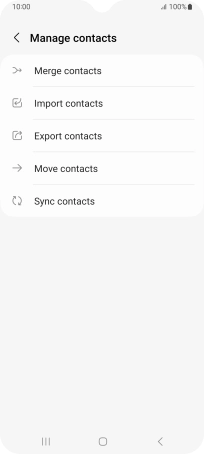 Press Merge contacts.