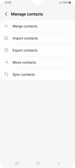Press Merge contacts.