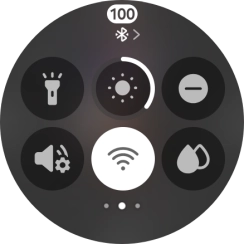 Press the Do Not Disturb icon to turn the function on or off. Press the Do Not Disturb icon to turn the function on or off.