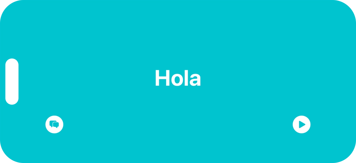 Press the split view icon to go back to display of both languages. Press the split view icon to go back to display of both languages.