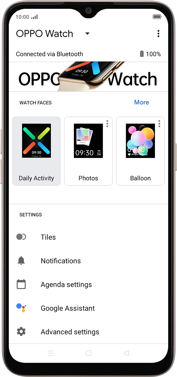 On your phone: Press Google Assistant.