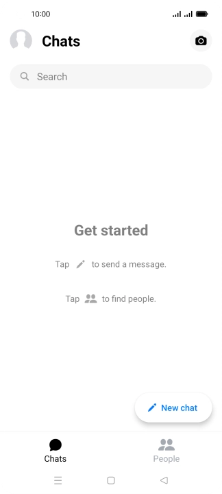 Press New chat.
