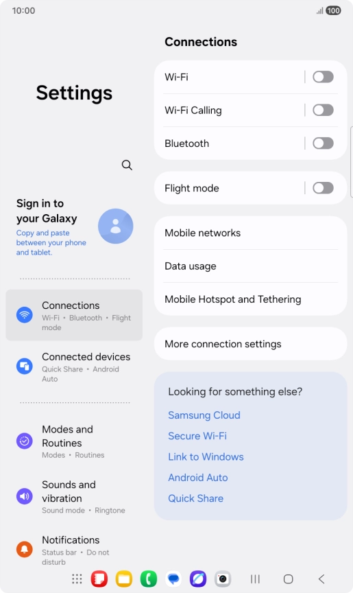 Press Connections.