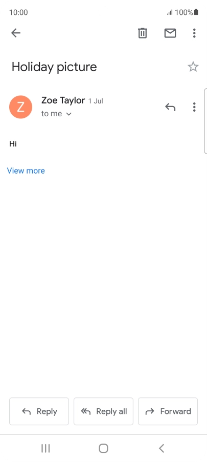 If an application is open on your phone, such as a Mail, you can also use the functions available here, e.g.: Reply to this email. If an application is open on your phone, such as a Mail, you can also use the functions available here, e.g.: Reply to this email.