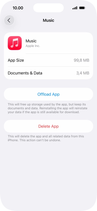 Press Offload App.