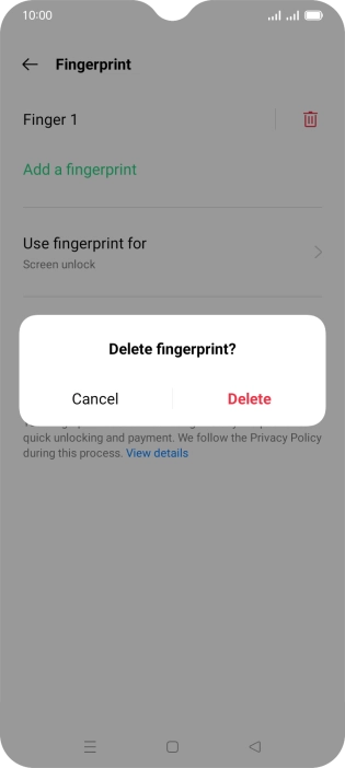 Press Delete. Press Delete.
