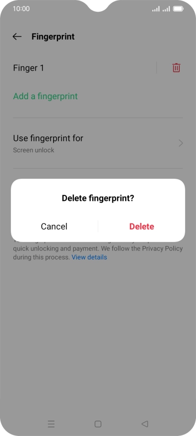 Press Delete. Press Delete.