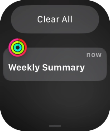 Press the required notification to open it. Press the required notification to open it.