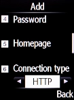 Select HTTP. Select HTTP.