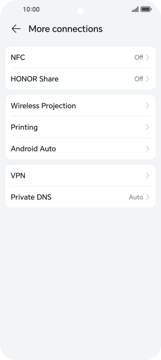 Press NFC. Press NFC.