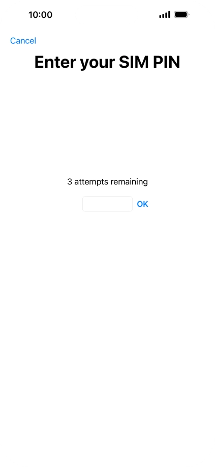 If your SIM is locked, key in your PIN and press OK. If your SIM is locked, key in your PIN and press OK.