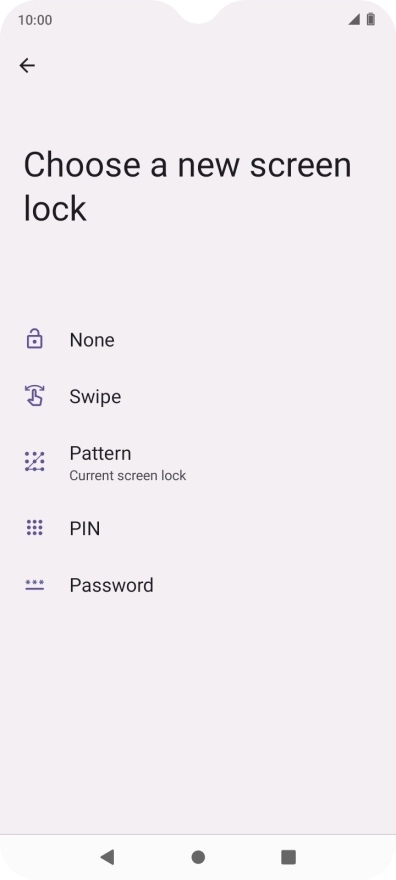Press None.
