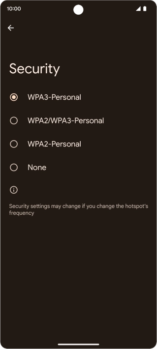 Press arrow left. Press arrow left.