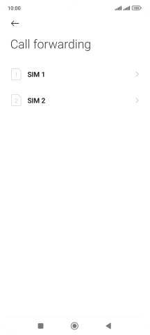 Press the required SIM.