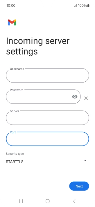 Press the drop down list below 