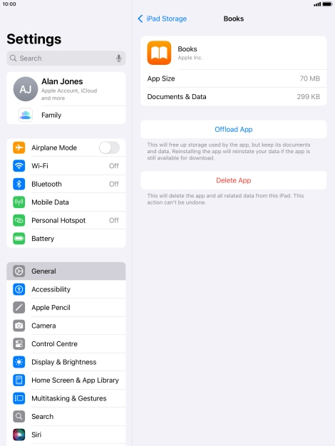 Press Offload App. Press Offload App.