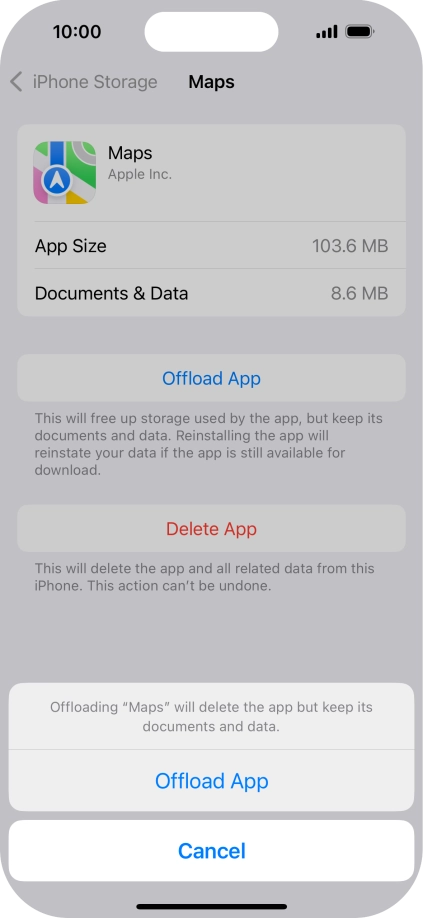 Press Offload App. Press Offload App.