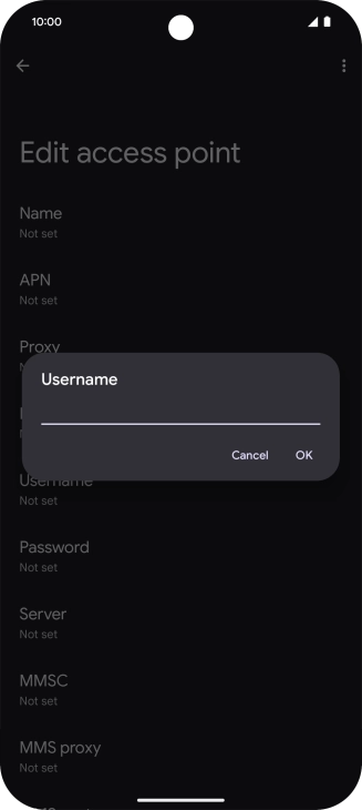 Key in wap and press OK.