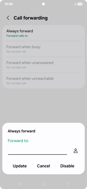 Press Disable. Press Disable.