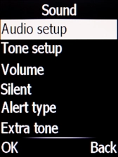 Select Tone setup.