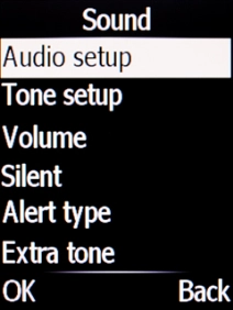 Select Tone setup.