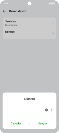 Introduce 22177 y pulsa Aceptar.