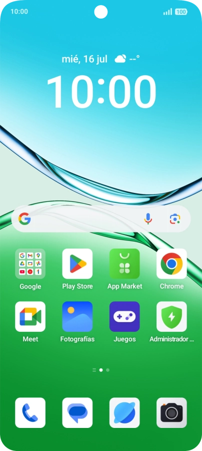 Pulsa el icono de teléfono.