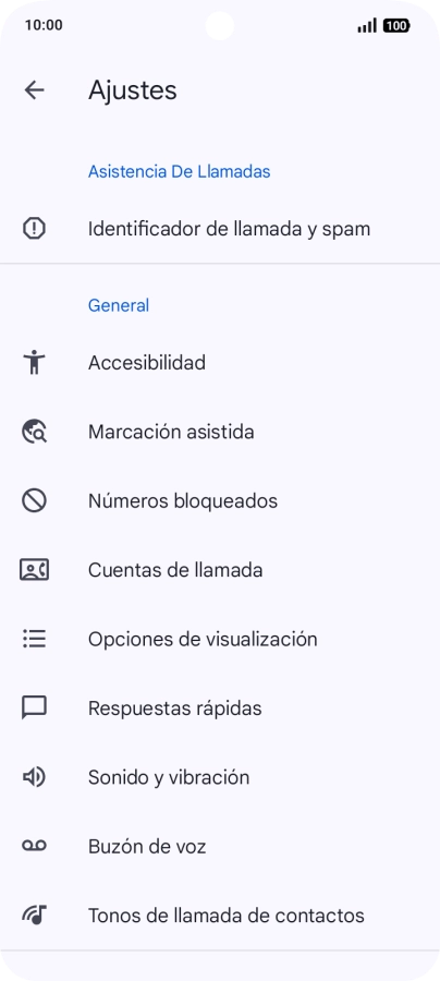 Pulsa Buzón de voz.