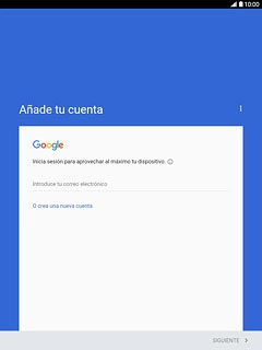 Pulsa Introduce tu correo electrónico e introduce el nombre de usuario de tu cuenta de Google.