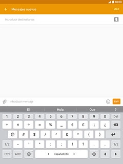 Pulsa los números o los caracteres especiales deseados.